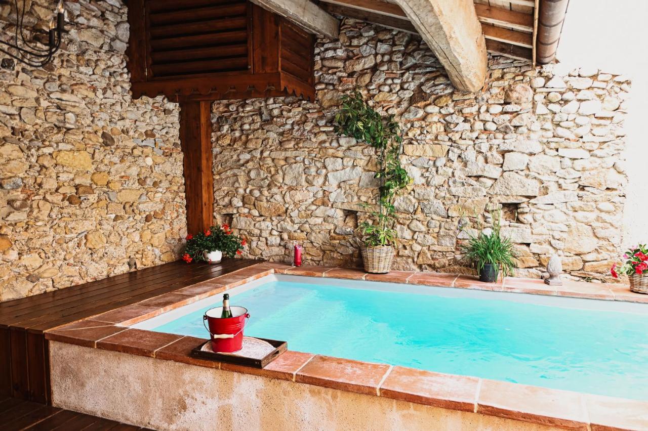 Demeure De La Carmine, Sejour Bien-Etre D'Exception, Piscine, Hammam, Champagne Bed & Breakfast Mirepoix  Dış mekan fotoğraf