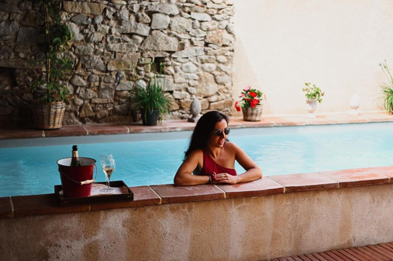 Demeure De La Carmine, Sejour Bien-Etre D'Exception, Piscine, Hammam, Champagne Bed & Breakfast Mirepoix  Dış mekan fotoğraf